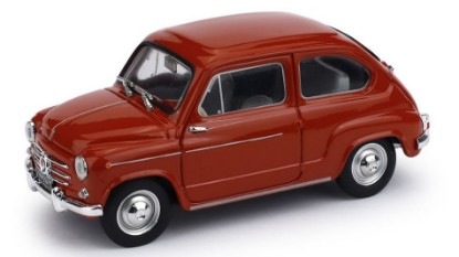 Immagine di FIAT 600 D BERLINA 1960 ROSSO CORALLO 1:43