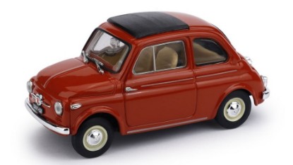 Immagine di FIAT NUOVA 500 TETTO APRIBILE CHIUSA 1959 ROSSO CORALLO 1:43