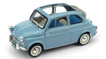 Immagine di FIAT NUOVA 500 AMERICA 1958 APERTA CELESTE 1:43
