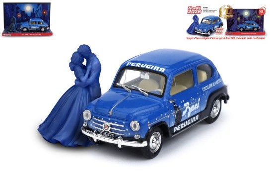 Immagine di FIAT 600 D BERLINA 1960 BACI PERUGINA ED.LIM.PCS 200 1:43
