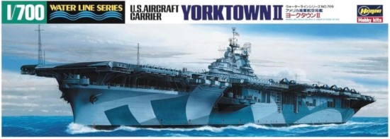 Immagine di U.S.AIRCRAFT CARRIER YORKTOWN II WATER LINE SERIES KIT 1:700