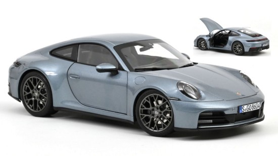 Immagine di PORSCHE 911 CARRERA 2025 POLAR SILVER METALLIC 1:18