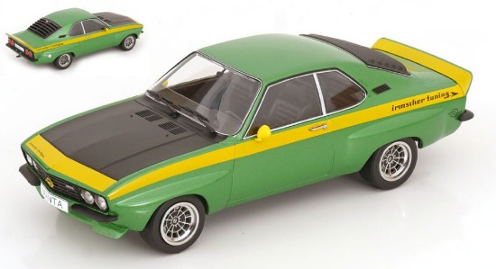 Immagine di OPEL MANTA A IRMSCHER 1974 GREEN/YELLOW 1:18