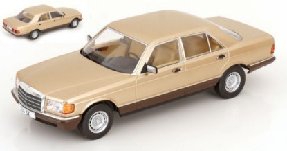 Immagine di MERCEDES S-CLASS (W126) 1979 BEIGE 1:18