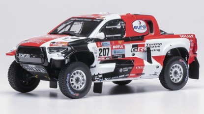 Immagine di TOYOTA GR DKR HILUX EVO T1+ N.207 RALLY DAKAR 2022 VILLIERS-MURPHY 1:43