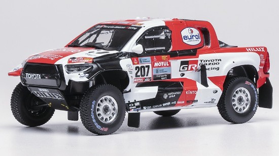 Immagine di TOYOTA GR DKR HILUX EVO T1+ N.207 RALLY DAKAR 2022 VILLIERS-MURPHY 1:43