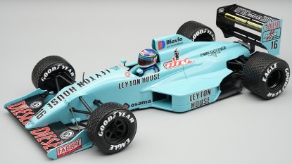 Immagine di MARCH 881 N.16 GERMAN GP 1988 IVAN CAPELLI RAIN TYRES W/DRIVER 1:18