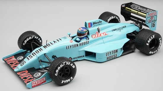 Immagine di MARCH 881 N.16 GERMAN GP 1988 IVAN CAPELLI RAIN TYRES W/DRIVER 1:18