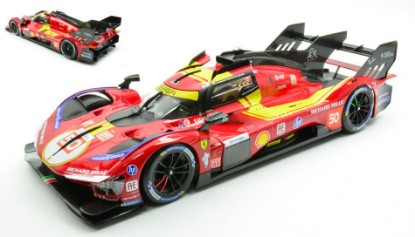 Immagine di FERRARI 499P N.50 LE MANS 2025 FUOCO-NIELSEN-MOLINA 1:18
