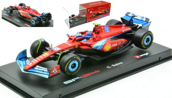 Immagine di FERRARI SF-24 N.55 5th MIAMI GP 2024 CARLOS SAINZ SIGNATURE 1:43