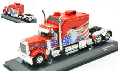 Immagine di PETERBILT 379 CUSTOM 2002 RED/DECALS 1:64