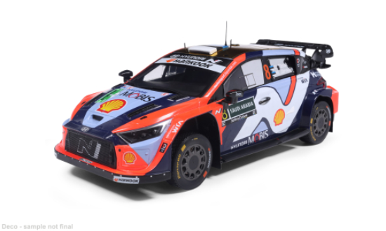 Immagine di HYUNDAI i20 N N.8 RALLY1 SAUDI ARABIA 2025 O.TANAK/M.JARVEOJA W/FIG.1:43