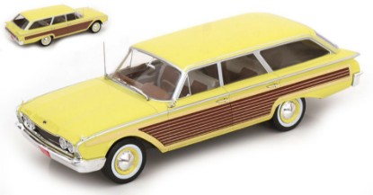 Immagine di FORD LTD COUNTRY SQUIRE 1960 LIGHT YELLOW 1:18