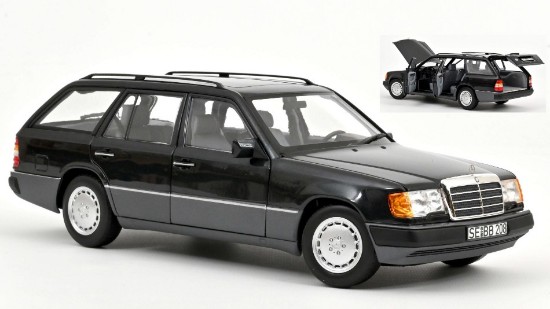 Immagine di MERCEDES 300 D T-MODELL 1990 BLUEBLACK METALLIC 1:18