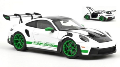 Immagine di PORSCHE 911 GT3 RS TRIBUTE TO CARRERA RS 2022 WHITE/GREEN 1:18