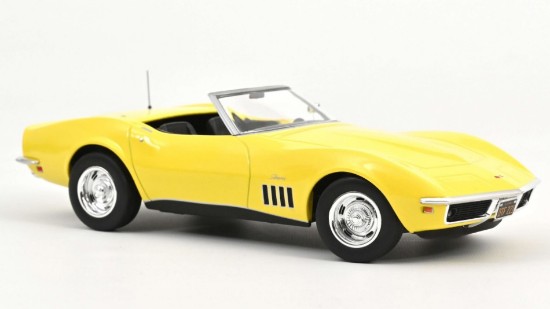 Immagine di CHEVROLET CORVETTE CONVERTIBLE 1969 DAYTONA YELLOW 1:18