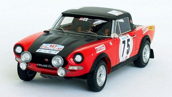 Immagine di Fiat 124 Sport Spider 1600 5th TAP Rally 1972 A.Paganelli-N.Russo 1:43