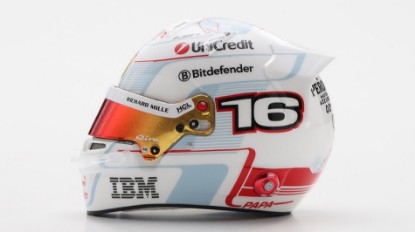Immagine di HELMET CHARLES LECLERC 2nd MONACO GP 2025 1:5