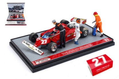 Immagine di FERRARI 126 CK GRAN BRETAGNA GP 1981 GILLES VILLENEUVE 1:43 LIM.PCS 200