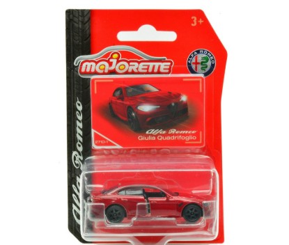 Immagine di ALFA ROMEO GIULIA QUADRIFOGLIO RED MET.1:64 BLISTER