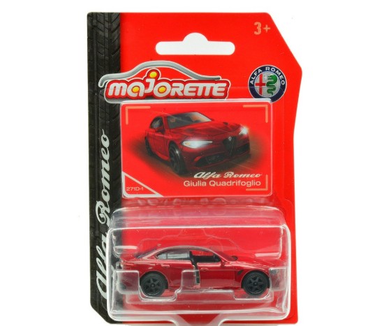 Immagine di ALFA ROMEO GIULIA QUADRIFOGLIO RED MET.1:64 BLISTER