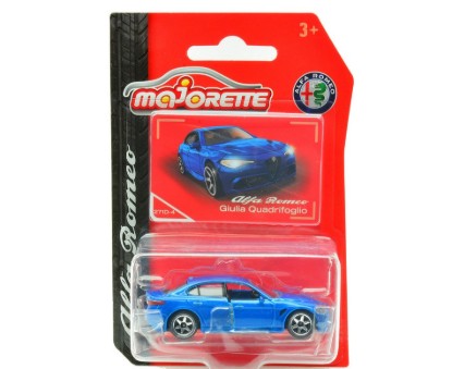 Immagine di ALFA ROMEO GIULIA QUADRIFOGLIO BLUE MET.1:64 BLISTER