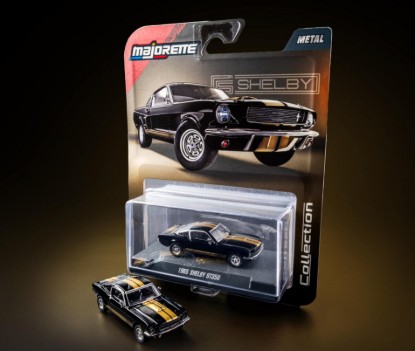 Immagine di SHELBY GT350 1965 BLACK/GOLD 1:64