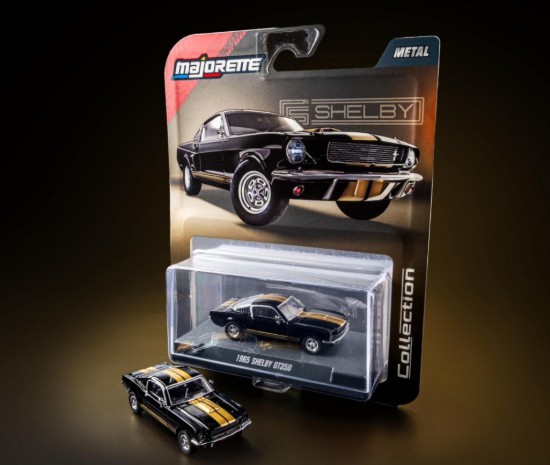 Immagine di SHELBY GT350 1965 BLACK/GOLD 1:64