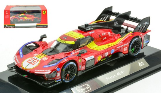 Immagine di FERRARI 499P N.50 LE MANS 2025 FUOCO-NIELSEN-MOLINA SIGNATURE 1:43