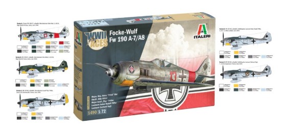 Immagine di FOCKE WULF 190 A-7/A-8 ACES KIT 1:72