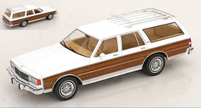 Immagine di CHEVROLET CAPRICE ESTATE WAGON 1985 WHITE/DECALS 1:18