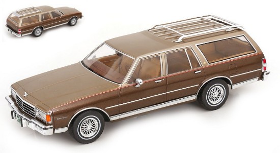 Immagine di CHEVROLET CAPRICE ESTATE WAGON 1985 BEIGE/DECALS 1:18