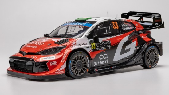Immagine di TOYOTA GR YARIS N.33 RALLY1 MONTE CARLO 2026 EVANS-MARTIN 1:18
