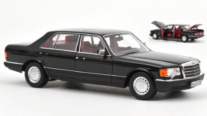 Immagine di MERCEDES 560 SEL 1991 BLACK 1:18