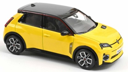 Immagine di RENAULT 5 E-TECH 100% ELECTRIC 2024 POP YELLOW/BLACK 1:43