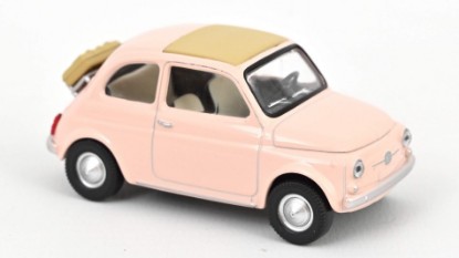 Immagine di FIAT 500 F 1965 PASTEL PINK JET CAR 1:43