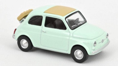 Immagine di FIAT 500 F 1965 PASTEL BLUE JET CAR 1:43