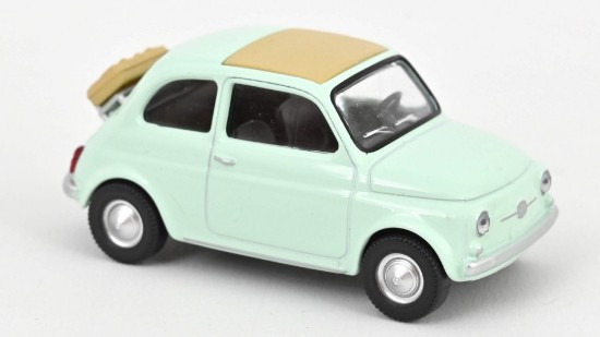 Immagine di FIAT 500 F 1965 PASTEL BLUE JET CAR 1:43