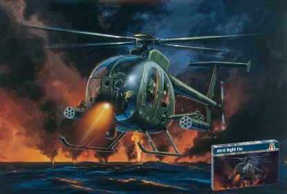 Immagine di AH-6 NIGHT FOX KIT 1:72