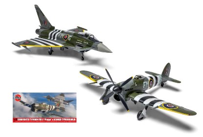 Immagine di TWIN PACK - EUROFIGHTER TYPHOON FGR.4 (FMOG) + HAWKER TYPHOON KIT 1:72