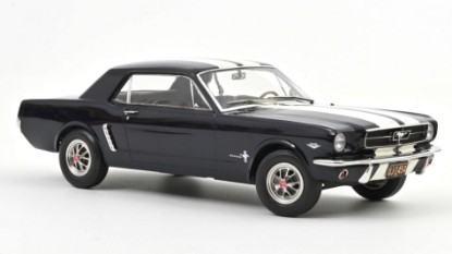 Immagine di FORD MUSTANG COUPE' 1966 BLUE METALLIC 1:18