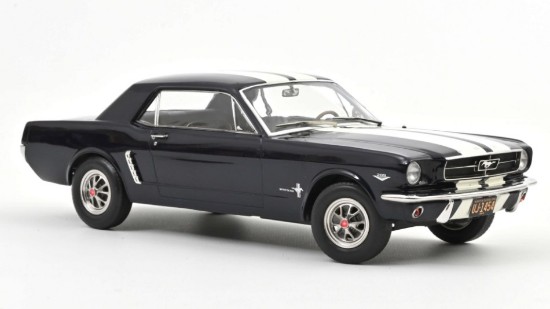 Immagine di FORD MUSTANG COUPE' 1966 BLUE METALLIC 1:18