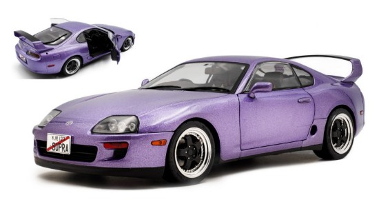 Immagine di TOYOTA SUPRA MK4 (A80) SOLIDO WORKS 1993 PURPLE 1:18