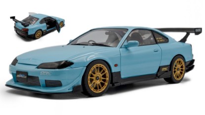 Immagine di NISSAN SILVIA (S15) SPEC-R AERO SOLIDO WORKS 1999 BABY BLUE 1:18