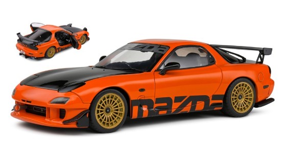 Immagine di MAZDA RX7 FD3RS SOLIDO WORKS 1999 ORANGE 1:18