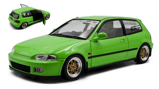 Immagine di HONDA CIVIC (EG6) SOLIDO WORKS 1991 NEON GREEN 1:18