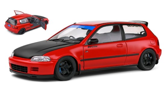 Immagine di HONDA CIVIC (EG6) SPOON VERSION 1991 RED 1:18