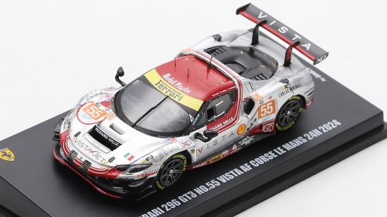 Immagine di FERRARI 296 GT3 N.55 LE MANS 2024 FLOHR-CASTELLACCI-RIGON 1:64