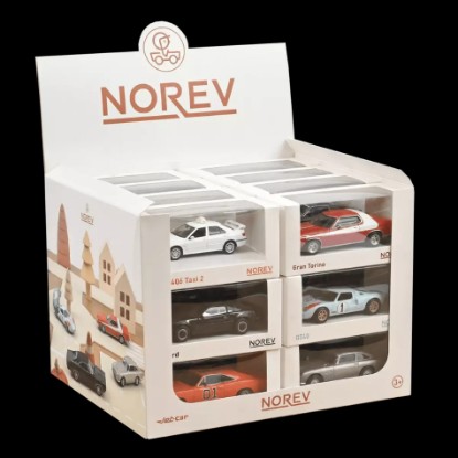 Immagine di DISPLAY "FAMOUS MOVIES" JET CAR Pz.24 (3X8 MODELS) 1:43
