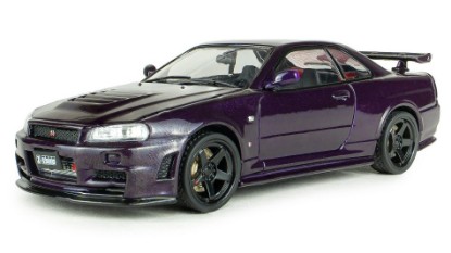 Immagine di NISSAN SKYLINE GT-R (R34) Z-TUNE 1999 MIDNIGHT PURPLE 1:43